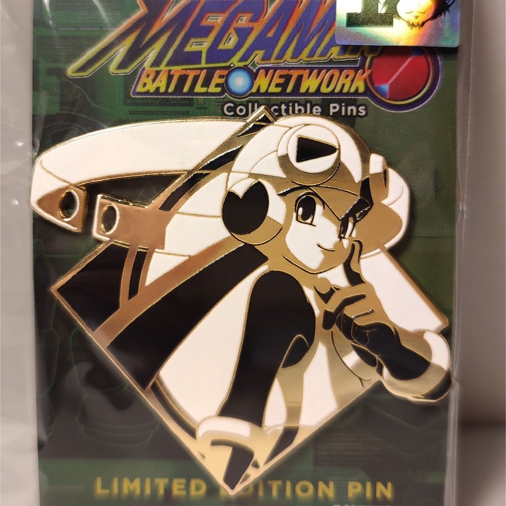 Mega Man Battle Network Roll Exe Enamel Pin Official Capcom Collectible Badge